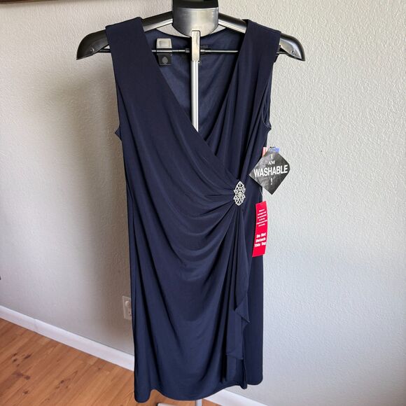 NWT Deadstock R&M Richards Evening Gown Mother of the Bride Prom Cocktail Sz 8 - Picture 1 of 7